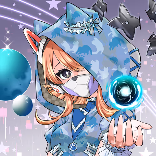 Bridget - Cat blue #1793
