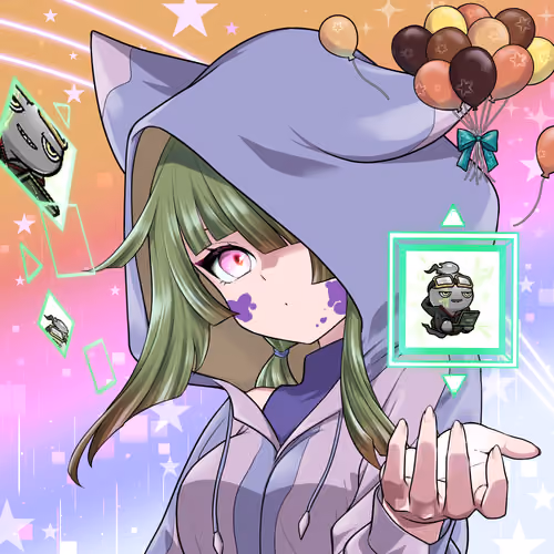 Jade - Dogear purple #0964