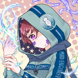 Flayer - Mad blue green #0607