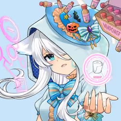 Eva - Halloween blue #0206