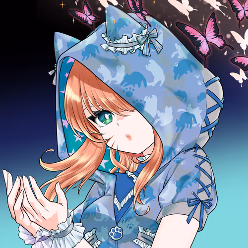 Bridget - Cat blue #1753