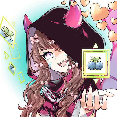Jiji - Devil black pink #1804