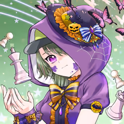Jade - Halloween purple #1916