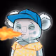 7677