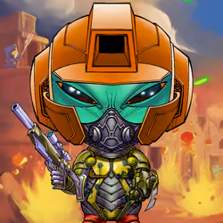 War Mars Soldier #9966