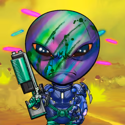 War Pluto Soldier #1790