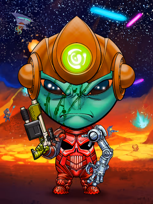 War Mars Soldier #9991