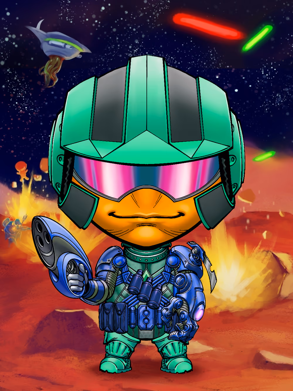 War Saturn Soldier #9999