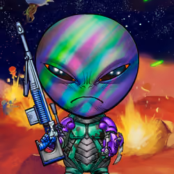 War Pluto Soldier #9894
