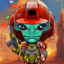 War Mars Soldier #3278