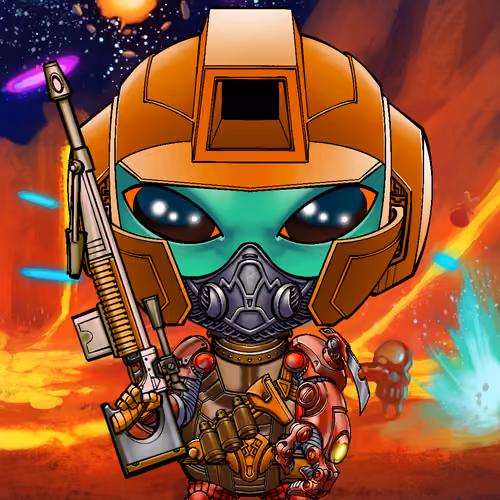 War Mars Soldier #8164
