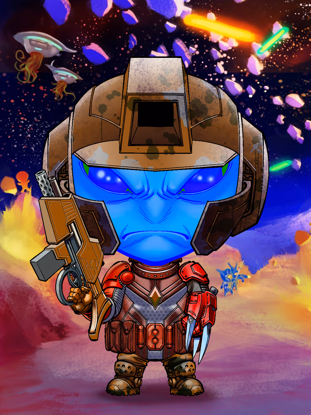 War Neptune Soldier #9958