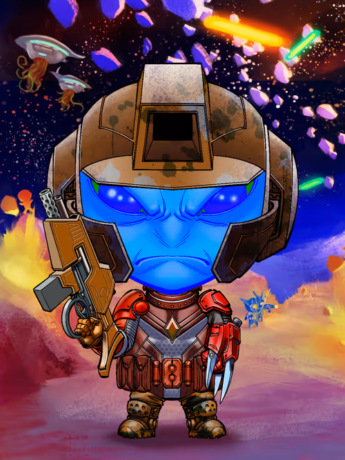 War Neptune Soldier #9958