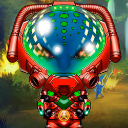 War Earth Space General #6087