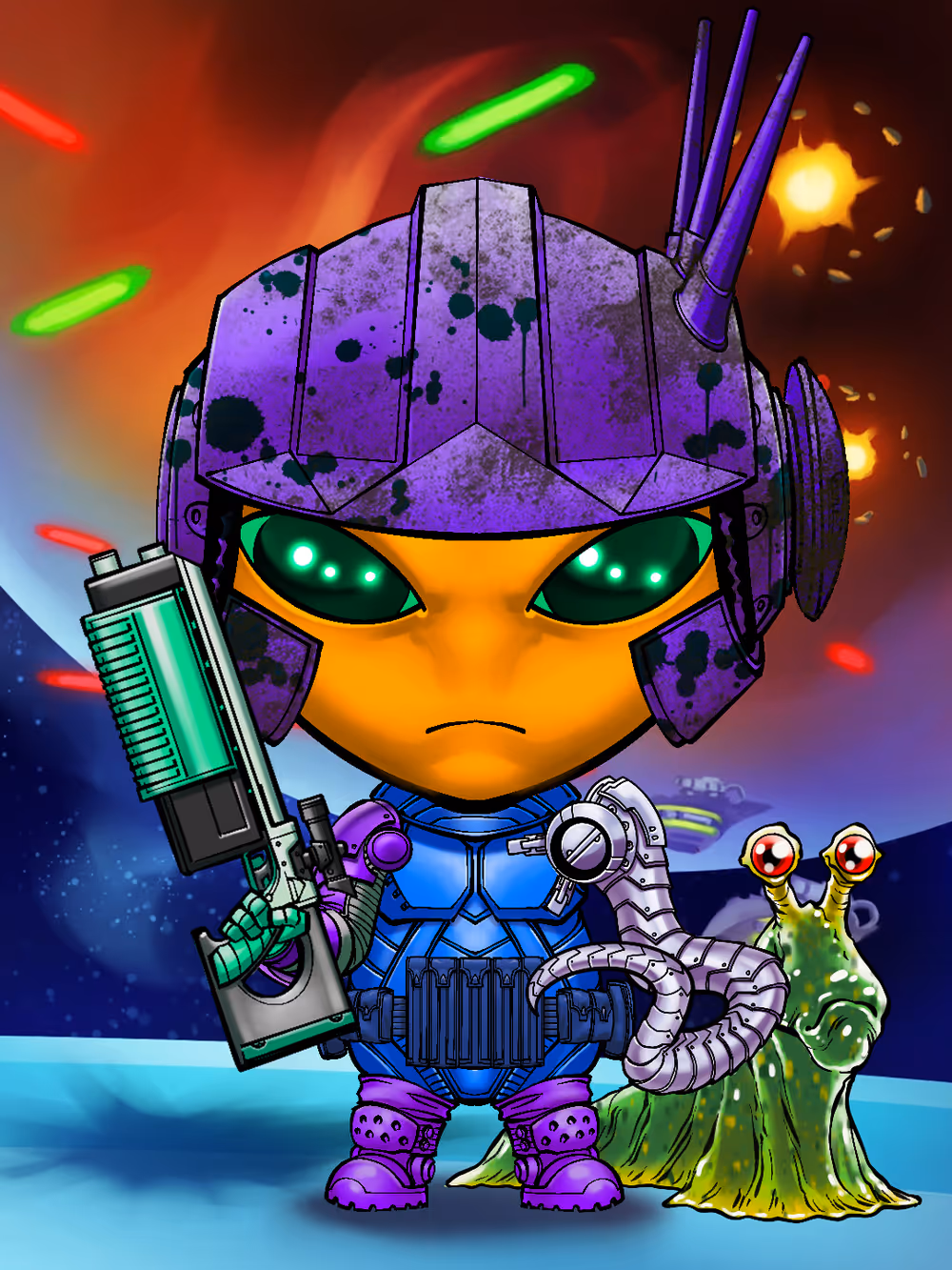 War Saturn Soldier #9989