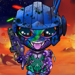 War Pluto Soldier #9929