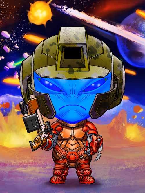 War Neptune Soldier #9976