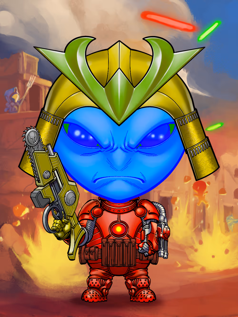 War Neptune Soldier #9983