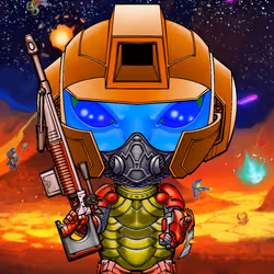 War Neptune Soldier #8370