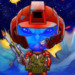 War Neptune Soldier #8958