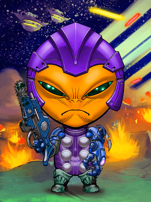 War Saturn Soldier #9985
