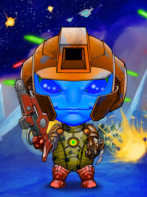 War Neptune Soldier #9980