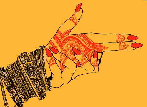 Indian Temporary Tattoo