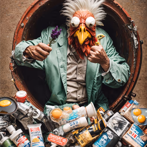 The Old Man & Rooster