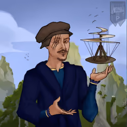 Inventors NFT #893 - Leonardo da Vinci