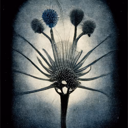 Cyan Dandelion 02