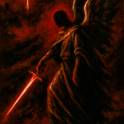 "The Angel with the Flaming Sword"