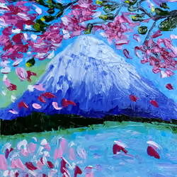 Fuji and sakura