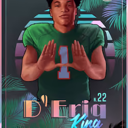 D'Eriq King 1st Edition 22:30