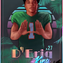 D'Eriq King 1st Edition 27:30