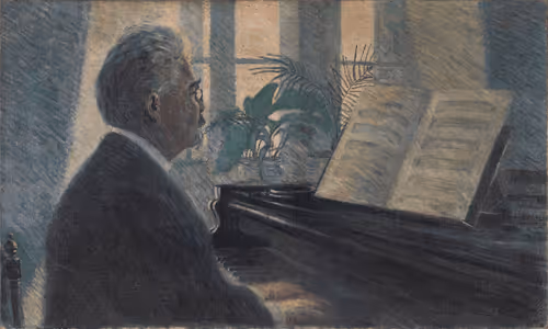 Czihaczek at the Piano