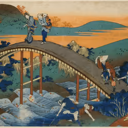 "Ariwara no Narihira, from the series One Hundred Poems by One Hundred Poets, Explained by the Nurse"