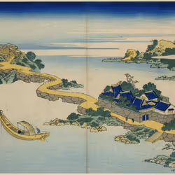 "The Sound of the Lake at Rinkai, from the series Eight Views of Ryukyu"