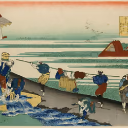 "Poem by Dainagon Tsunenobu, from the series One Hundred Poems by One Hundred Poets, Explained by the Nurse"