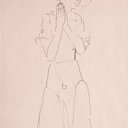 Girl with Folded Hands (Gerti Schiele)