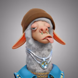 Laid Back Llama #0098