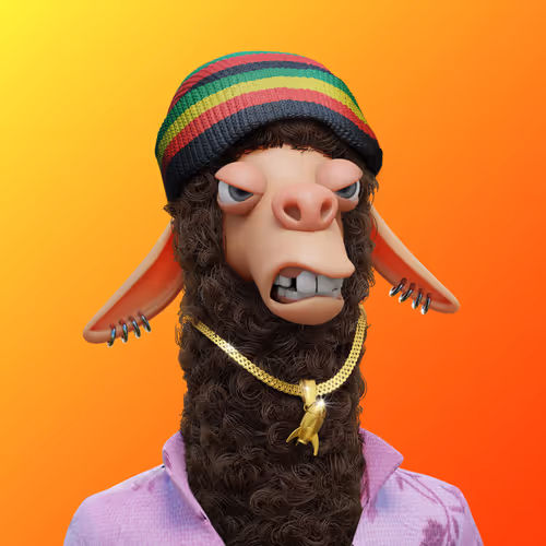 Laid Back Llama #0172