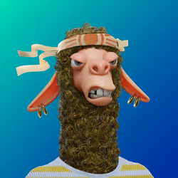 Laid Back Llama #0196
