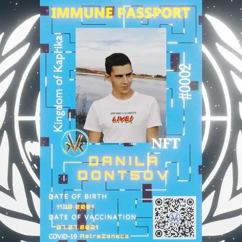 IMMUNE PASSPORT | DANILA DONTSOV #0002