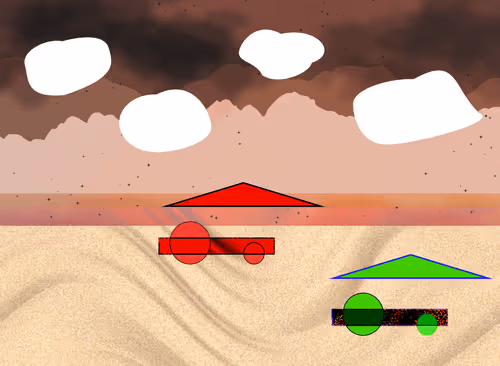 Cruising by the beach...