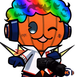 Metabatch Pumpkin Funky-rainbow #09522