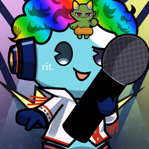 Metabatch Blue Funky-rainbow #02787