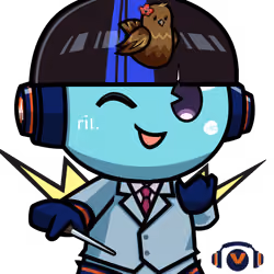 Metabatch Blue Mashroom_blue #04104