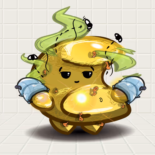 Floater Think It Don't Stank Golden Sausage Shit with Worms