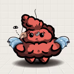 Floater Not Now Bloody Fat Shit with Quarter and CryptoFungus Toe