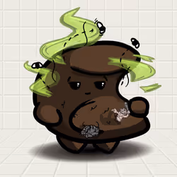 Sinker Think It Don't Stank Brown Sausage Shit with Butthole Hair and Troll